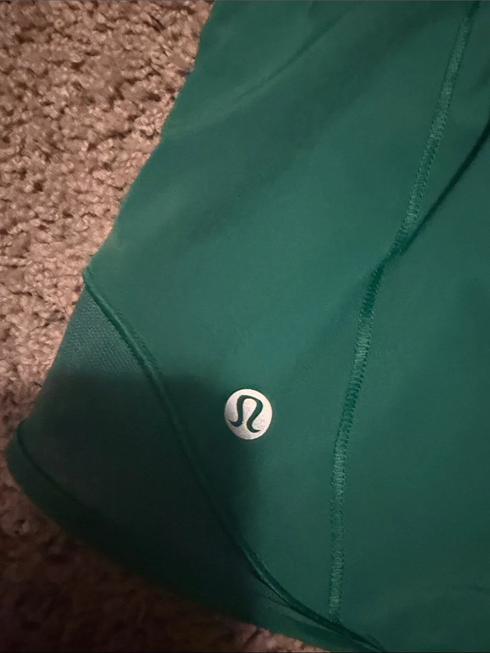 Lululemon dark Green Athletic Running Shorts